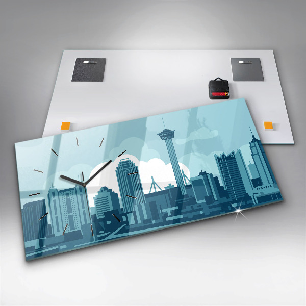 Horizontale Uhr Architektur in den USA