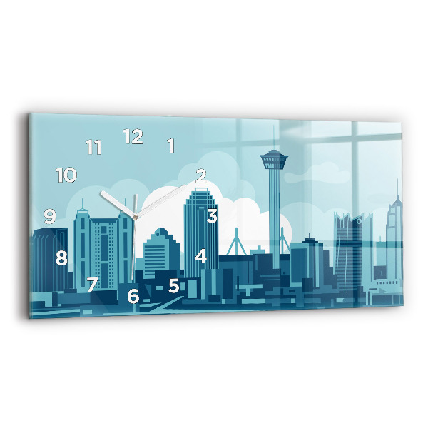 Horizontale Uhr Architektur in den USA