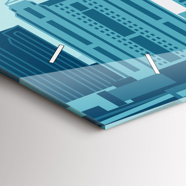 Horizontale Uhr Architektur in den USA