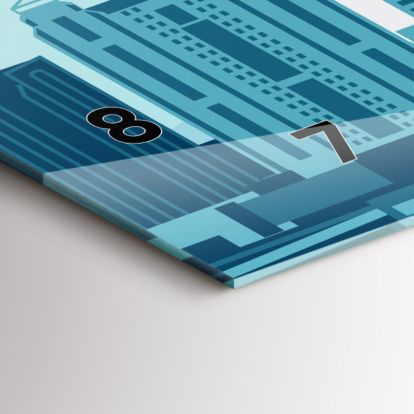 Horizontale Uhr Architektur in den USA