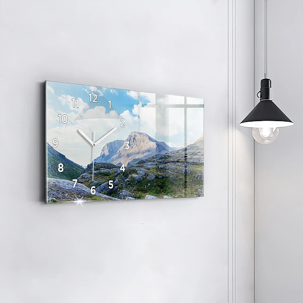 Horizontale Uhr mit motiv Felsige Landschaft