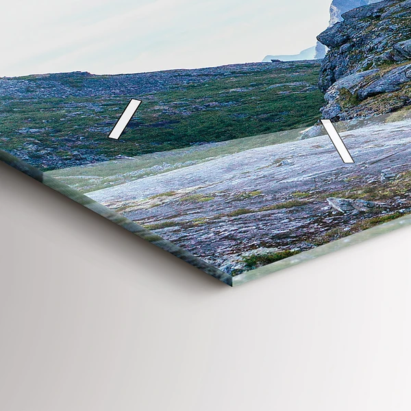 Horizontale Uhr mit motiv Felsige Landschaft