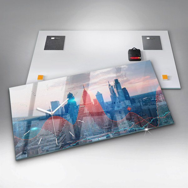 Horizontale Uhr Wolkenkratzer in Philadelphia