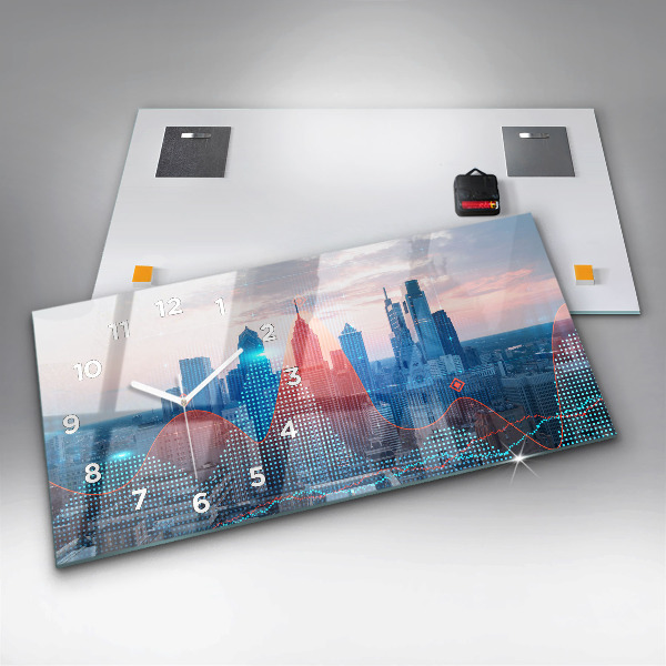 Horizontale Uhr Wolkenkratzer in Philadelphia