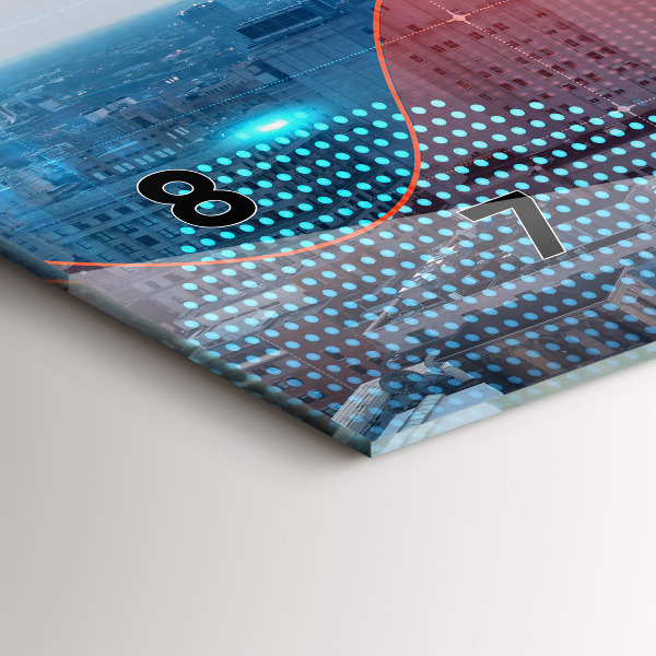 Horizontale Uhr Wolkenkratzer in Philadelphia