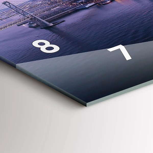 Horizontale Uhr mit motiv Ansicht von San Francisco