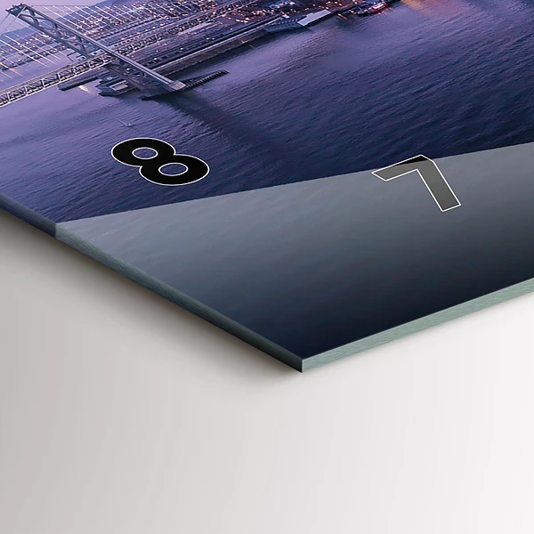 Horizontale Uhr mit motiv Ansicht von San Francisco