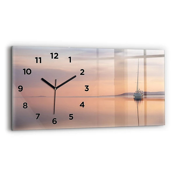 Horizontale Uhr mit motiv Balaton (Plattensee) USA