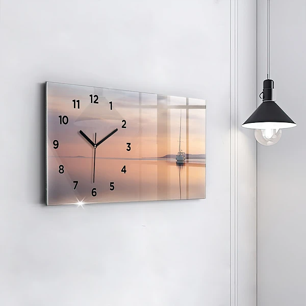 Horizontale Uhr mit motiv Balaton (Plattensee) USA