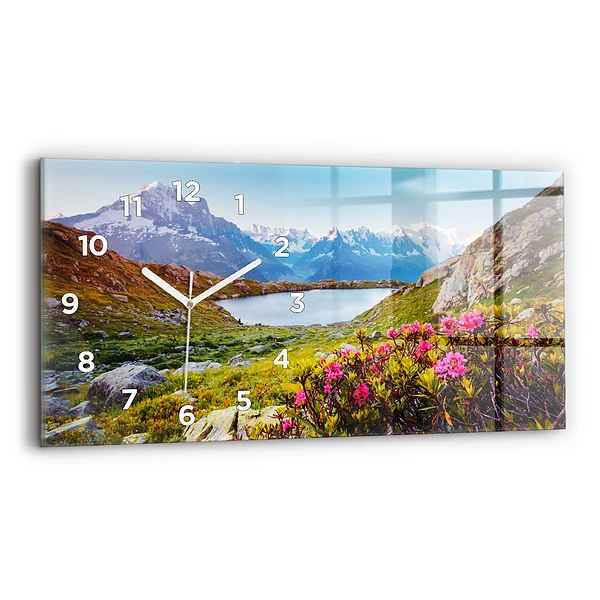 Horizontale Uhr mit motiv Gletscher Mont Blanc Chamonix