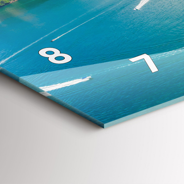 Horizontale Uhr Insel in Thailand