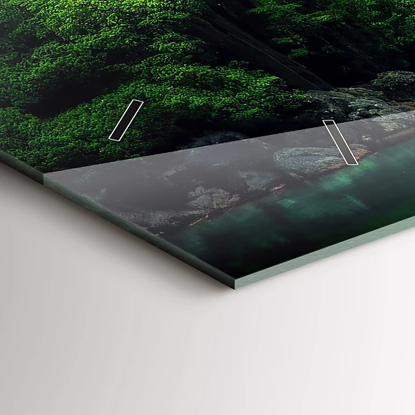 Horizontale Uhr mit motiv Naturlandschaft in Thailand
