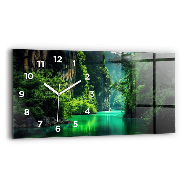 Horizontale Uhr mit motiv Naturlandschaft in Thailand
