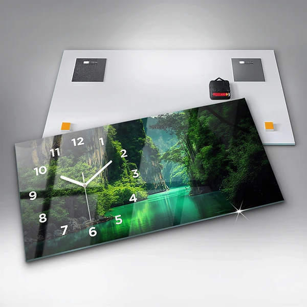 Horizontale Uhr mit motiv Naturlandschaft in Thailand