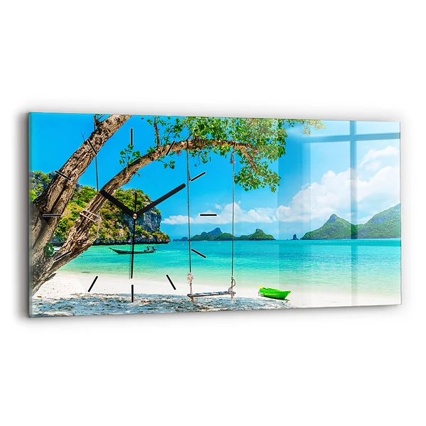 Horizontale Uhr Sonnige Insel Thailand