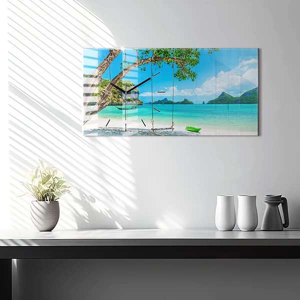 Horizontale Uhr Sonnige Insel Thailand