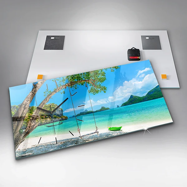 Horizontale Uhr Sonnige Insel Thailand