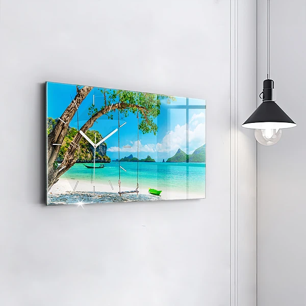 Horizontale Uhr Sonnige Insel Thailand