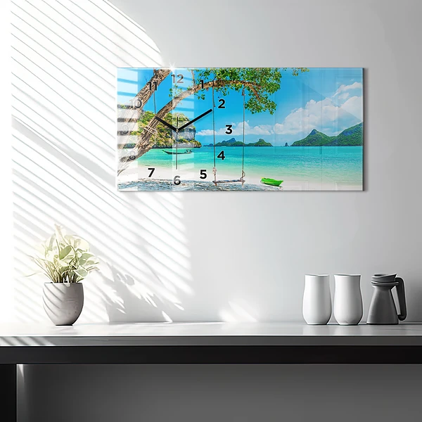 Horizontale Uhr Sonnige Insel Thailand