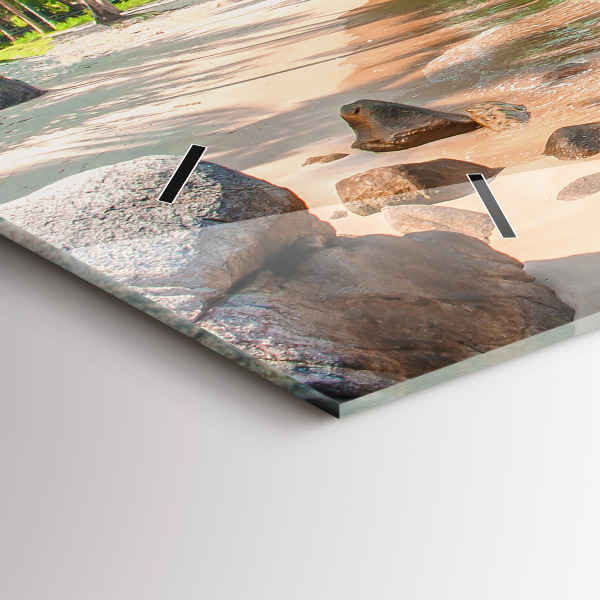 Horizontale Uhr mit motiv Schöner Strand in Thailand