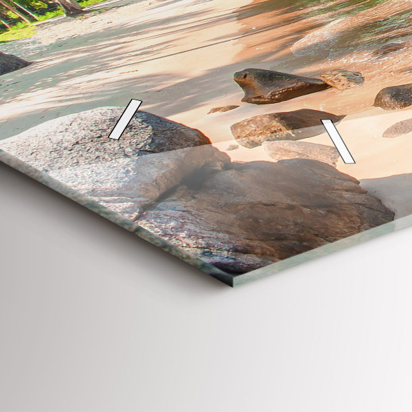 Horizontale Uhr mit motiv Schöner Strand in Thailand