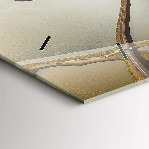 Horizontale Uhr mit motiv Straße in Island