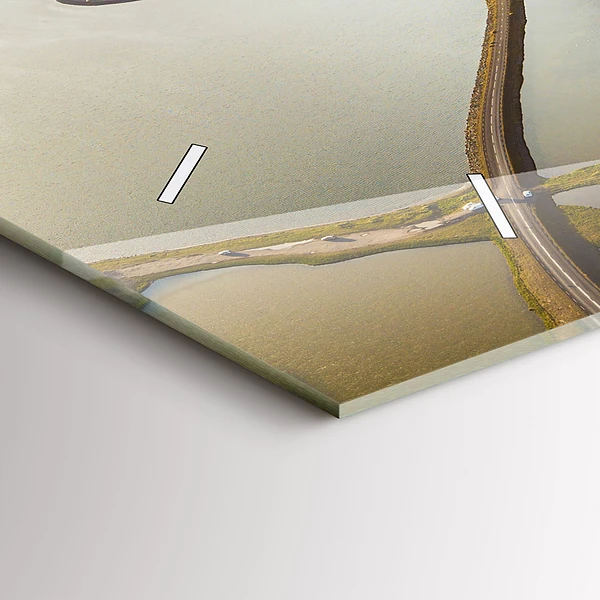 Horizontale Uhr mit motiv Straße in Island