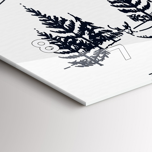 Horizontale Uhr Cartoon-Stadt