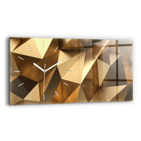 Horizontale Uhr Geometrische Textur