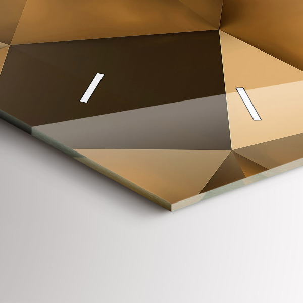 Horizontale Uhr Geometrische Textur