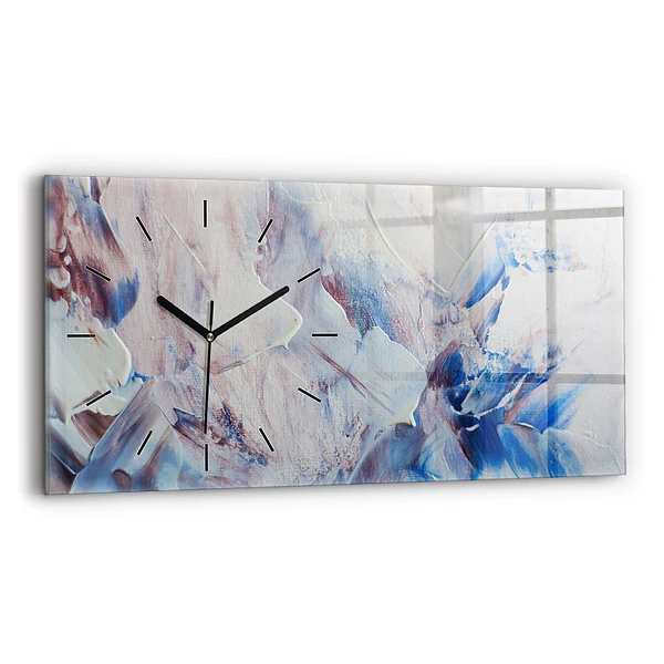 Horizontale Uhr mit motiv Abstrakte Farbe Textur