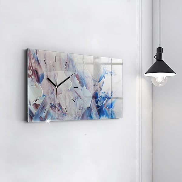 Horizontale Uhr mit motiv Abstrakte Farbe Textur