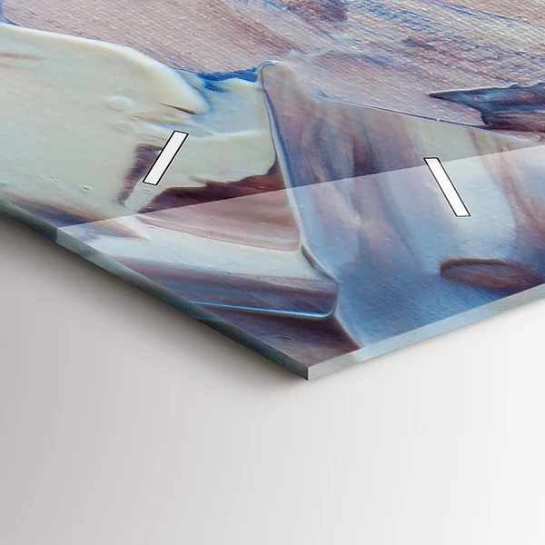 Horizontale Uhr mit motiv Abstrakte Farbe Textur