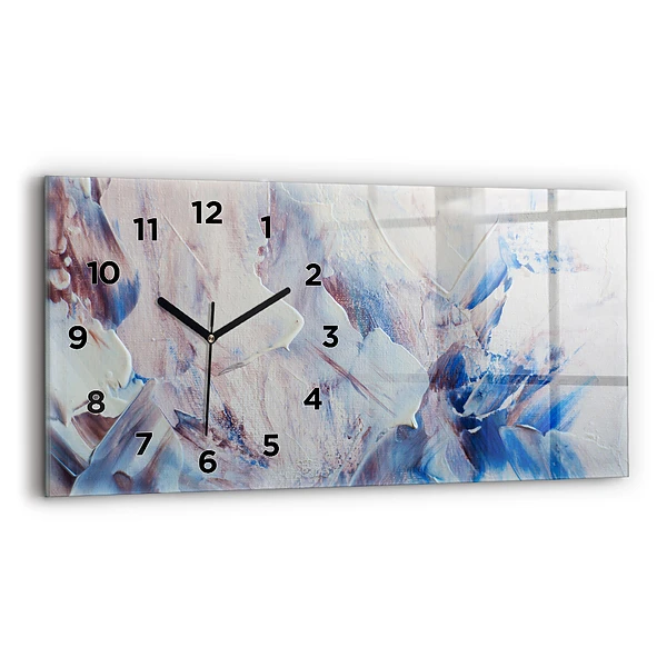 Horizontale Uhr mit motiv Abstrakte Farbe Textur