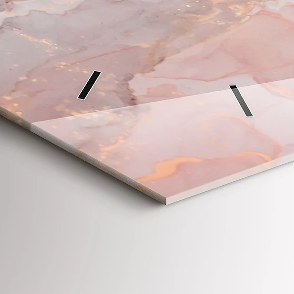 Horizontale Uhr Marmor Textur