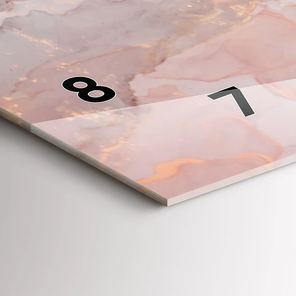 Horizontale Uhr Marmor Textur