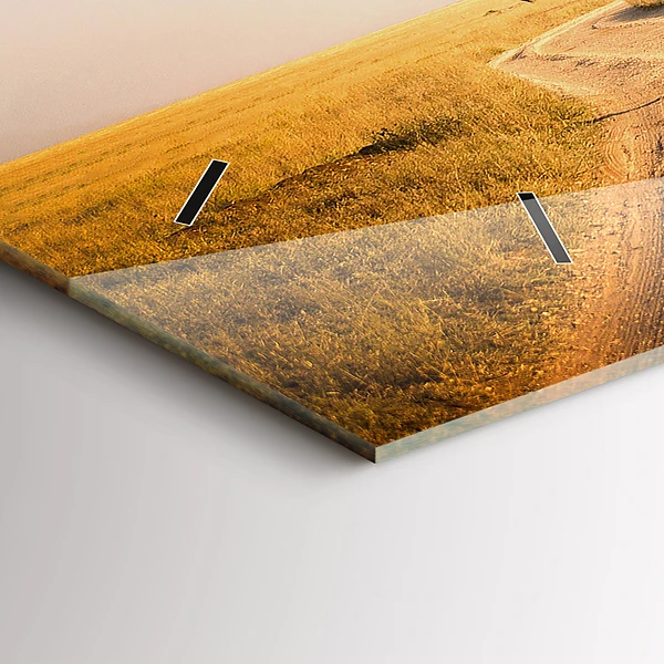 Horizontale Uhr mit motiv Afrikanische Landschaft