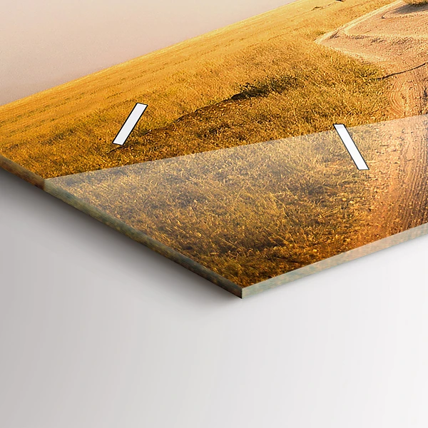 Horizontale Uhr mit motiv Afrikanische Landschaft
