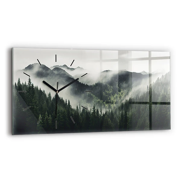 Horizontale Uhr Wald-Landschaft