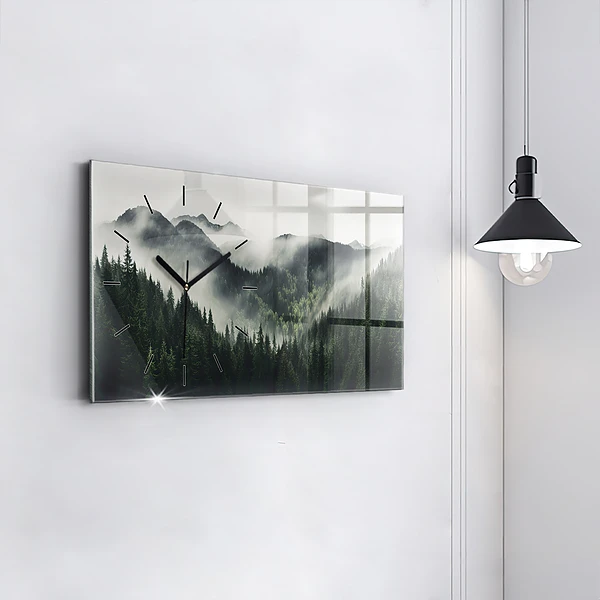Horizontale Uhr Wald-Landschaft