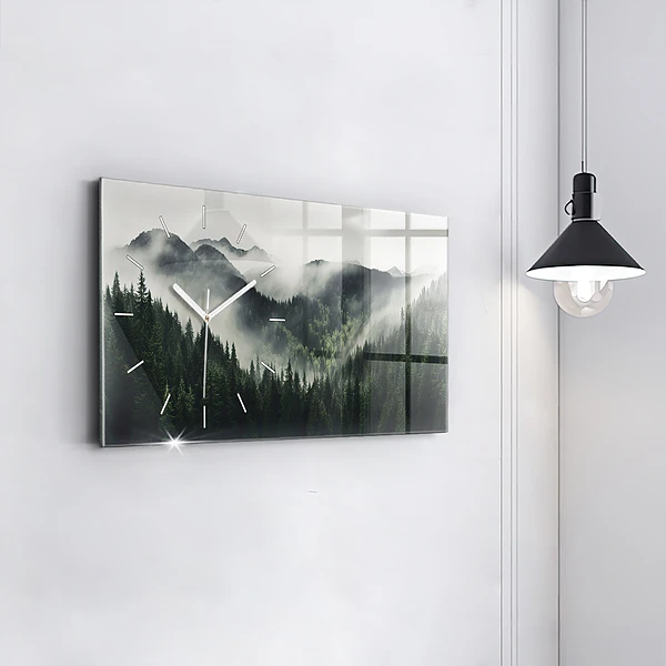 Horizontale Uhr Wald-Landschaft