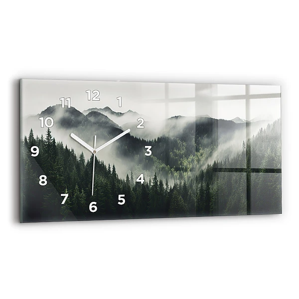 Horizontale Uhr Wald-Landschaft