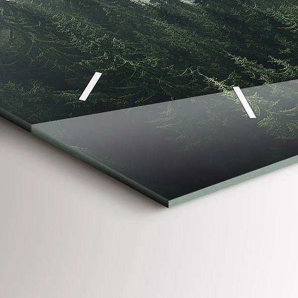 Horizontale Uhr Wald-Landschaft