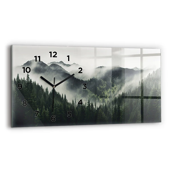 Horizontale Uhr Wald-Landschaft