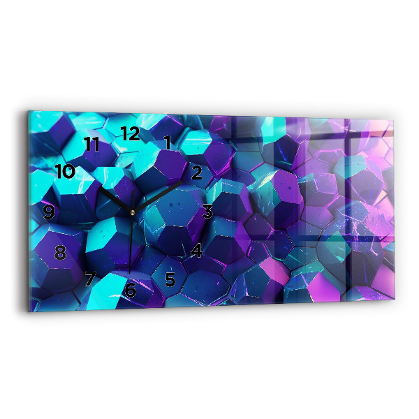 Horizontale Uhr Geometrische Formen