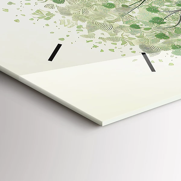 Horizontale Uhr mit motiv Großer Baum Natur
