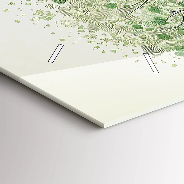 Horizontale Uhr mit motiv Großer Baum Natur