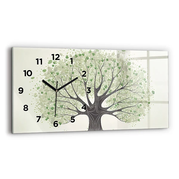 Horizontale Uhr mit motiv Großer Baum Natur