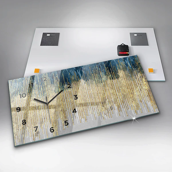 Horizontale Uhr Dekoratives Muster