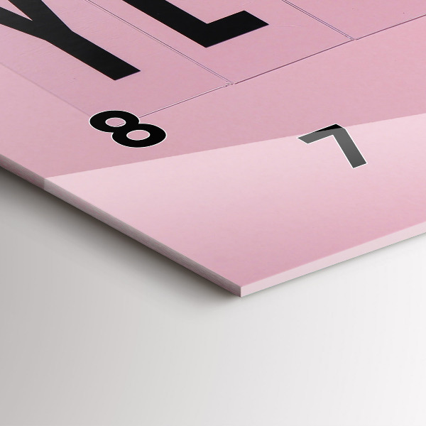 Horizontale Uhr mit motiv Ja, du kannst